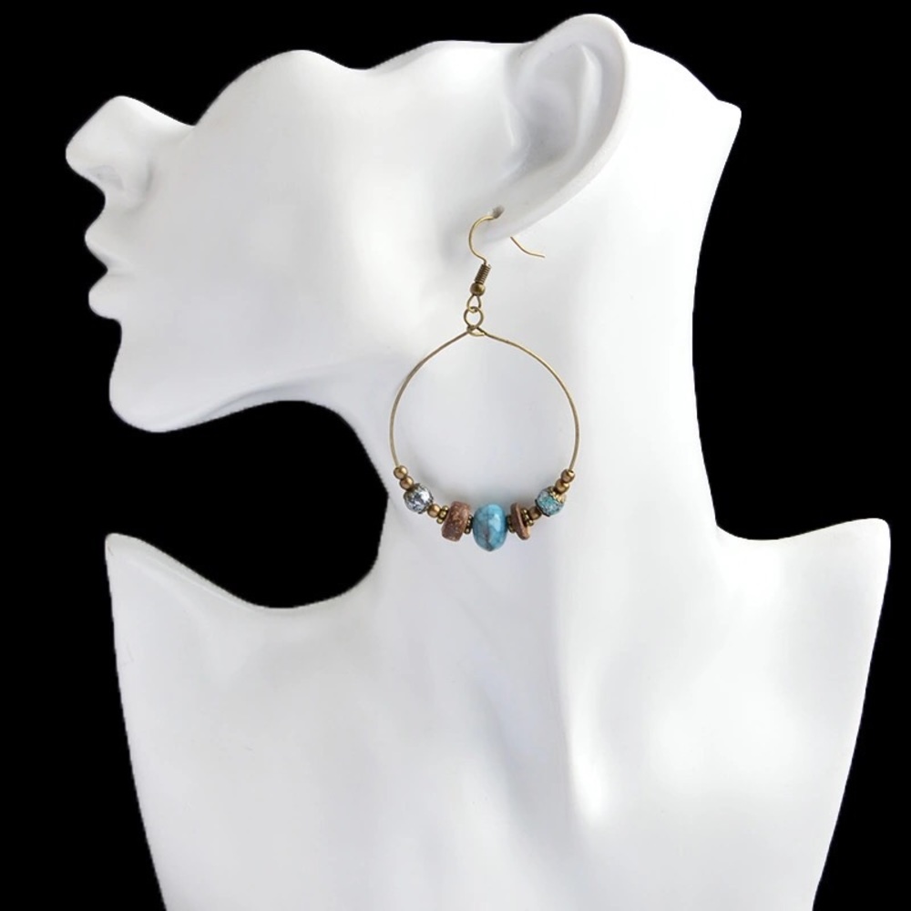 Large Round Earrings